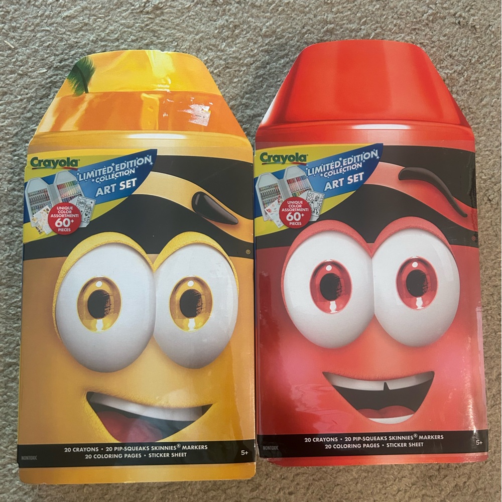 Crayola Limited Collection Art Set - Character Themed - Angie & Dan